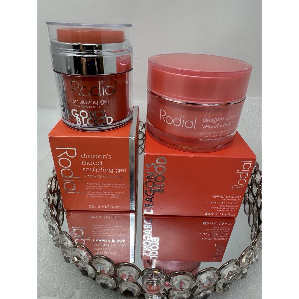 Rodial Dragon’s Blood 2-Piece Full Size Skincare Set Velvet Cream & Gel